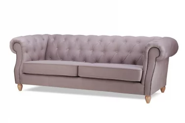 Бежевый диван Прадо Премиум Д3 Велутто 08 Категория 1