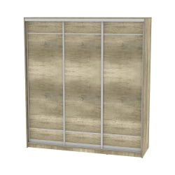 Шкаф-купе B-220х200х60-1(ДКМ-D7D7D7)