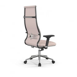 Кресло руководителя Мetta L 1m 46/4D Infinity Easy Clean (MPES) Комплект 7 Молочное