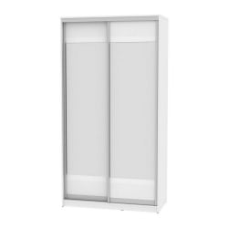 Шкаф-купе B-220х120х60-2(Белый-D10D10)