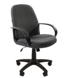 Офисное кресло для оператора CХАИРМАН 279М ДжиПи (ДЖП) черно-серый / CHAIRMAN 279M (JP)
