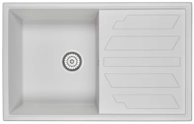 Кухонная мойка GRANULA 8002 Арктик