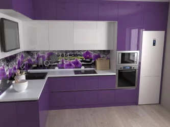 Глянцевый фартук (КОМПОЗИТ) KM 43