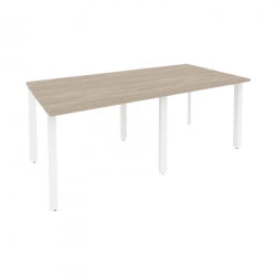 Стол переговорный (2 столешницы) ONIX O.MP-PRG-2.1 Дуб Аттик/Белый