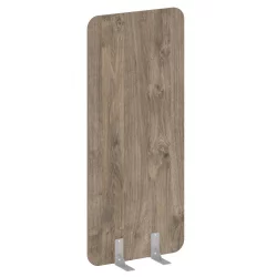 Перегородки на металлических опорах на фетровых подпятниках Р-лине ДП.Ф-80-180 Тиквуд Темный / R-line DP.F-80-180