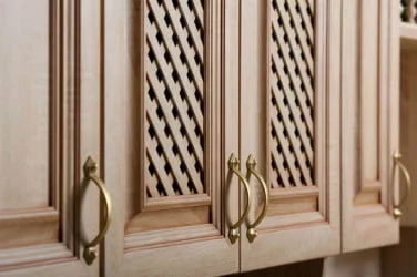 Шкаф кухонный 800 высокий с решеткой Кантри ЛД 235.343.000 Сономе эйч светлая