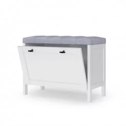 Тумба с пуфом Бланко ЛД 137.040.000 Белая