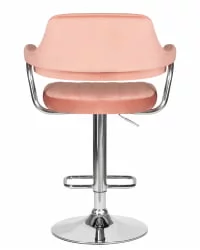 Стул барный DOBRIN CHARLY Пудрово-розовый велюр MJ9-32