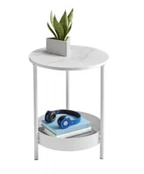 Прикроватный столик DSN-03777G White