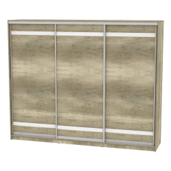 Шкаф-купе B-220х270х60-1(ДКМ-D9D9D9)