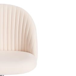 Кресло MELODY флок , молочный, 4