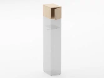 Антресоль глубокая Glassy 6.04.14Пр Бук светлый