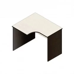 Стол компьютерный угловой Р.РС-10 (левый) Венге/дуб молочный