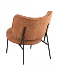 Кресло District Lounge букле Терракотовый