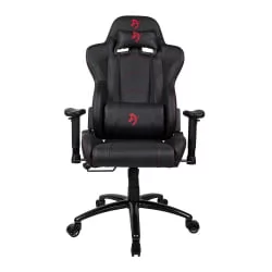 Геймерское кресло Ароззи Инизио Блаcк ПУ Ред лого / Arozzi Inizio Black PU Red logo
