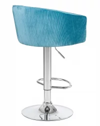 Стул барный DOBRIN DARCY Морской волны велюр 1922-7