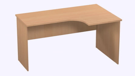 Стол компьютерный угловой Р.РС-16 (правый) Крафт белый