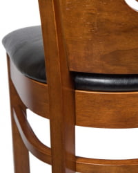 Стул барный DOBRIN JERRY BAR (шоколад, черный) 2 шт