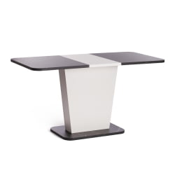 Раздвижной стол GENT ЛДСП, 110-145x68,6x75,5 см, Мрамор Блэк Роял/Белый