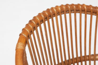 Комплект ( диван + 2 кресла + стол со стеклом ) /с подушками/ ротанг, кр:61х67х78,5см, дв:108х66х78,5см, ст:D60х56,5см, coco brown (коричневый кокос)