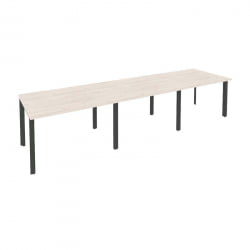 Стол переговорный (3 столешницы) ONIX O.MP-PRG-3.2 Денвер Светлый/Антрацит