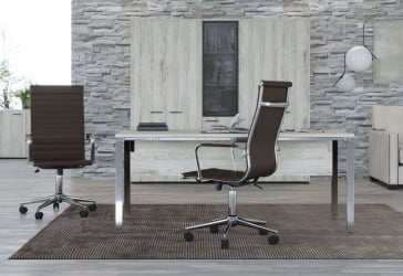 Кресло для руководителя CHAIRMAN 755 экокожа Красный