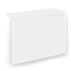 Накладка с подсветкой прямая высокая для О.R-F.MP.V-138 ONIX О.R-NP.V-138.1.S Белый Бриллиант