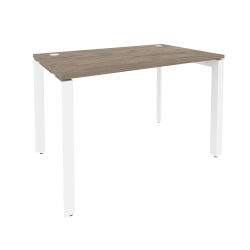 Стол рабочий на П-образном м/к ОНИКС О.МП-СП-2.7 Тиквуд Темный/Белый / ONIX O.MP-SP-2.7