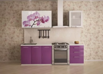 Маленькая кухня 1,6 м Орхидея