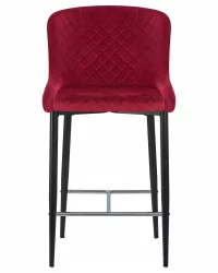 Стул полубарный DOBRIN CHRISTIAN 65  Бордовый велюр V108-85