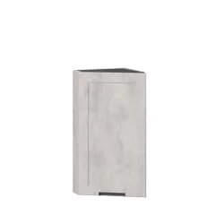 Шкаф кухонный окончание 350 Джамис ЛД 296.690.000.076 Черный Белый камень