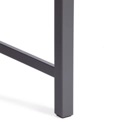 Обеденный комплект Соната (стол + 4 стула) / Sonata dining set массив сосны, стол: 120х75х73см стул :41х50х95см, антик /графит