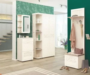 Стеллаж торцевой (лев/прав) Тиффани 47.15 Сосна Астрид Мелинга