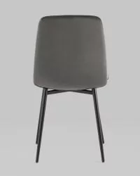 Стул Одди велюр Темно-серый