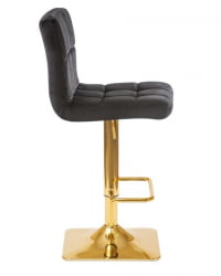 Стул барный DOBRIN GOLDIE (черный велюр (MJ9-101)) 2 шт