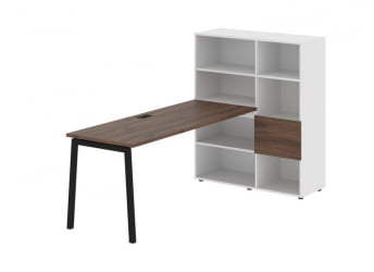 Рабочая станция EDIS ELRST 1117 Дуб Денвер светлый Белый Белый