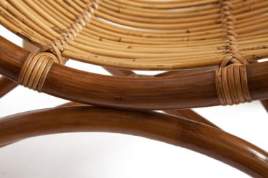 Кресло Secret De Maison Andersen (mod. 01 5085/1-1) натуральный ротанг, 67х98х81см, светлый мед/матовый