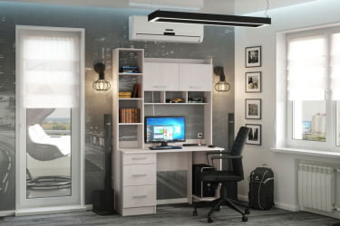 Компьютерный стол ПКС-5 ЛДСП анкор светлый/анкор светлый