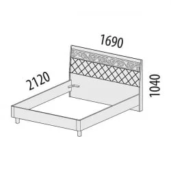 Кровать Тиффани 93.01