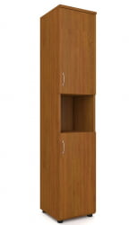 Шкаф для документов узкий Р.П-4 Ясень темный