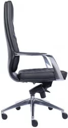 Кресло для руководителя Everprof Roma Экокожа Черный