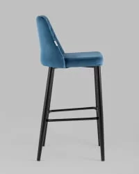 Стул барный Диего Пыльно-синий