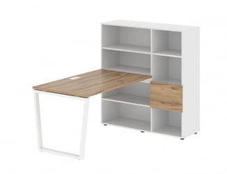 Рабочая станция EDIS EVRST 1213 Дуб Денвер светлый  Белый Белый