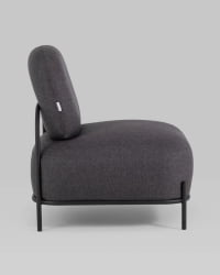 Кресло Стоун 1 рогожка Темно-серый