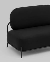 Диван Стоун рогожка черный