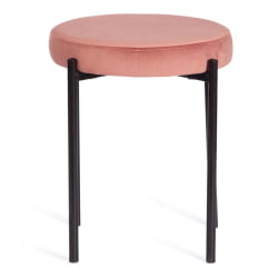 Кухонный стул REVO (mod. 7034) ткань/металл, 44 х 44 х 47 см, коралловый barkhat 15 /черный