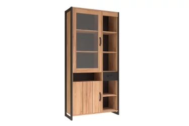 Шкаф Техно ЛД.678.010.000 Дуб золотой/Чёрный