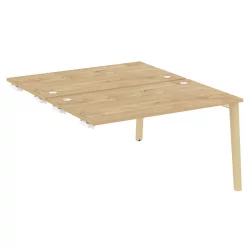 Стол-приставка двойной к опорным элементам ONIX WOOD OW.D.SPR-3.8 Тиквуд Светлый/Светлый