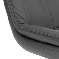 Кресло лаунж Cosmo экокожа, графит