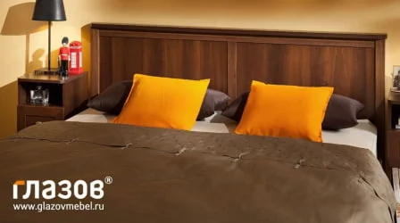 Кровать (1400) Sherlock 43 Орех шоколадный (спальня)